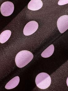 Swim Mod 春夏三件套，数码印花三角无钢圈文胸上衣，侧系带泳裤和迷你裙，女士沙滩度假泳装休闲可爱比基尼套装 - 彩色 - 查看 7