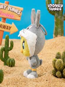 LOONEY TUNES X Joivida Tweety Bird,A Co-Branded 3D Plush Keychain, Cute Standing Shape, Classic Design, Can Be Hung On Bags, Key Chains, Schoolbags, Etc., Suitable For People Of All Ages Including Teenagers And Adults. - Multicolor - View 4