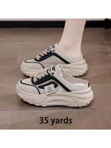 [Recomendamos pedir una talla talla grande] Sandalias negras para mujer, zapatos casuales, zapatos de playa, zapatos de verano, zapatos de oficina, zapatos de trabajo, adecuados para usar en Navidad. - Negro - Ver 8