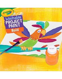 CRAYOLA Washable Paints - Assorted Colours (Pack Of 6) | Perfect For Any Arts & Crafts Needs - Easily Washable | Ideal For Kids Aged 3+ - Multicolor - View 5