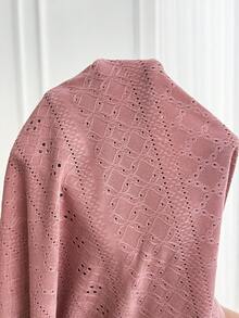 Plussiva Áo hai dây bầu cỡ lớn phối ren xếp nếp tương phản. - Bụi hồng - Xem 7