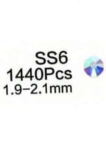 Round Flatback Glass Rhinestones With Gold Bottom For Diy Clothing Decoration(AB Diamonds Have Different Colors Under Different Lighting Conditions) - Multicolor - View 10