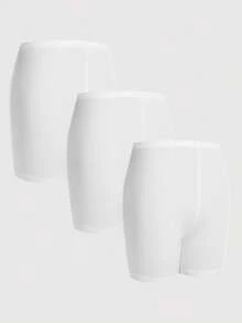 Bộ 3 chiếc quần legging đen co giãn đa năng cho bé gái, phù hợp mặc hàng ngày. - trắng - Xem 4