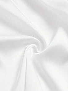 GlowEve CURVE 夏季加大码纯色蕾丝拼接优雅吊带背心 - 白色 - 查看 4