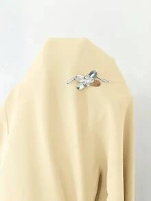 Yasmyna Women's Solid Color Minimalist Everyday 3D Decor Arabic Style Dress - Yellow - View 8