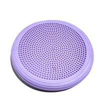 1pc Balance Mat, Round Inflatable Seat Cushion, Thickened Fitness Mat, Flat Yoga Ball, Soft Yoga Cushion With Shock Absorption And Support. - Multicolor - View 8