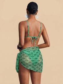 Travachic Random Color Beaded Bikini Set Beach Vacation Outfits For Women Summer Bathing Suit - Multicolor - View 2