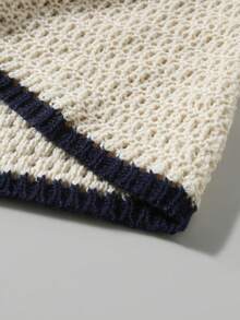 Manfinity Swimmode Quần short nam dệt kim phối màu, quần short mùa hè, quần short móc len, quần short thiết kế Nhật Bản, quần short đi biển nam, bộ hai mảnh dệt kim, quần short nam thoải mái, quần short mùa hè cho nữ, quần short dệt kim, quần short gân, quần short nam, quần short nữ mùa hè - Màu be - Xem 3