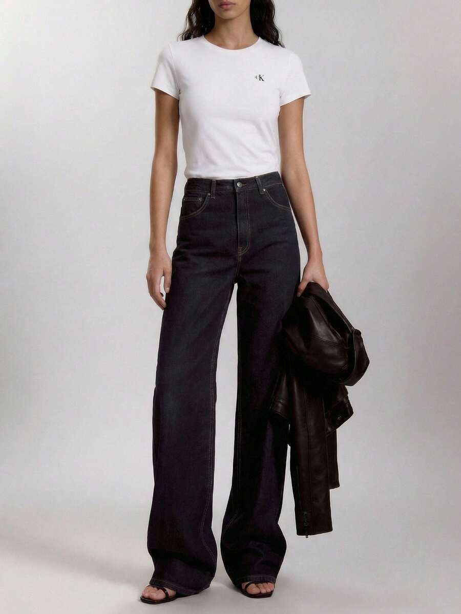 Calvin Klein Women's T-Shirt White - White - View 1