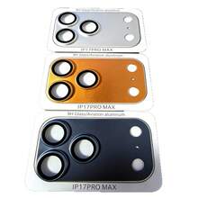 1 pieza Protector de lente de cámara resistente a arañazos y golpes de 4 colores compatible con iPhone 14/15/16 Pro Max - Convertible instantáneamente a 17 Pro/17 Pro Max, diseño elegante, protección duradera [Cambio instantáneo], no se puede usar flash Aplicable a protección diaria, oficina, hogar Protector de cámara de teléfono a prueba de agua, a prueba de golpes, anti-caída, resistente a arañazos - Plateado - Ver 5
