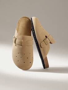 Solecia Women Casual Versatile Commute Slip-On Flats - Brown - View 2