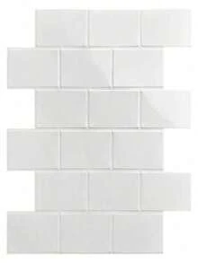 10/20 Sheets Kitchen Backsplash 3D Glossy Subway Peel And Stick Wall Tile Sticker Wallpaper - Multicolor - View 17