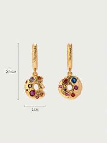 Glisma Women's Earrings,Premium/Old Money/Classy,Sexy/Vintage,For Mom/Women/Girl/Mother,Summer/Beach/Prom/Party - Gold - View 6