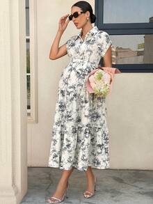 MaterniWear 夏季服装、孕妇工作服、孕妇工作套装、孕妇工作连衣裙、孕妇装、孕妇连衣裙、夏季孕妇休闲印花荷叶边连衣裙、黑白单色印花衬衫裙（孕妇款）、浪漫衬衫款式、通勤优雅、复古风格。女士休闲夏季连衣裙、Florurora春夏优雅连衣裙、度假装、女士度假连衣裙、复古连衣裙、法式连衣裙、女士春季服装、女士夏季休闲连衣裙、女士优雅夏季连衣裙、女士野餐连衣裙、女士新款连衣裙、Zanea女士休闲连衣裙、女士印花连衣裙、Zanzea女士优雅连衣裙、Yisikado连衣裙、Zanzea女士加大码连衣裙、衬衫裙、印花长裙、印花连衣裙、锯齿形连衣裙、Zoo Outfits女士服装 - 黑色 - 查看 3