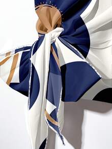 EMERY ROSE 女士蝴蝶结衬衫和直筒裤两件套 女士套装 女士上衣和衬衫 女士套装 女士睡衣夏季套装 女士套装 女士度假套装 女士套装 - 彩色 - 查看 4