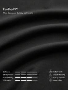 Quần legging FeatherFit™ Peak Energy cạp cao 17 inch, có túi bên hông, thấm hút mồ hôi, mềm mại như bơ, co giãn tốt, thích hợp cho yoga, pilates, tập gym, tập luyện hàng ngày. - màu đen - Xem 7