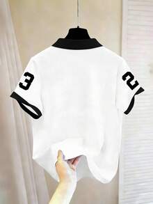 Chillumni Men's Retro Aristocratic Polo Sport K Logo Badge Shirt, Men's London Logo Polo Shirt - Multicolor - View 2