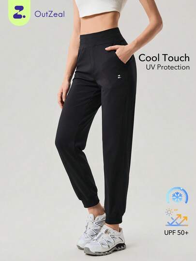 OutZeal 女士户外运动裤 健身运动服 防紫外线 凉爽触感 慢跑裤 户外运动裤
