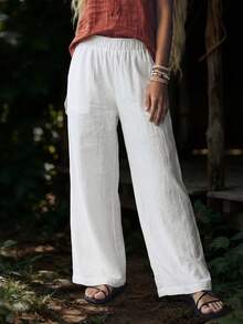 EMERY ROSE 女裤 - 白色 - 查看 1