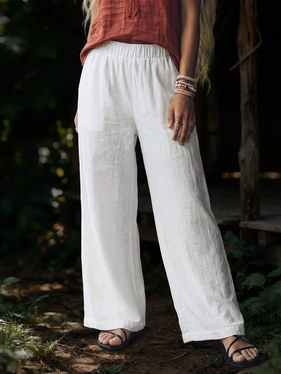 EMERY ROSE 女裤 - 白色 - 查看 1