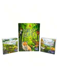 Forest Shuffle - Trò chơi để bàn hoàn toàn bằng tiếng Anh - Bộ cờ vua - Trò chơi dành cho 2-5 người chơi, hoàn hảo cho các bữa tiệc và đêm chơi game - Món quà hoàn hảo cho các dịp lễ hội, trò chơi bài chiến đấu. - Nhiều màu - Xem 6