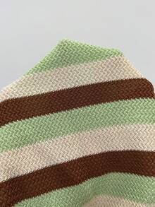 SHEIN PETITE 女士春夏新款针织钩编交叉露背条纹波西米亚连衣裙,优雅度假连衣裙,夏季女装,适合音乐节、锐舞派对、乡村音乐会、乡村音乐会等场合,可作为夏日连衣裙、西部牛仔服饰穿着,适合夏季穿着,适合度假或波西米亚风格。 - 彩色 - 查看 11