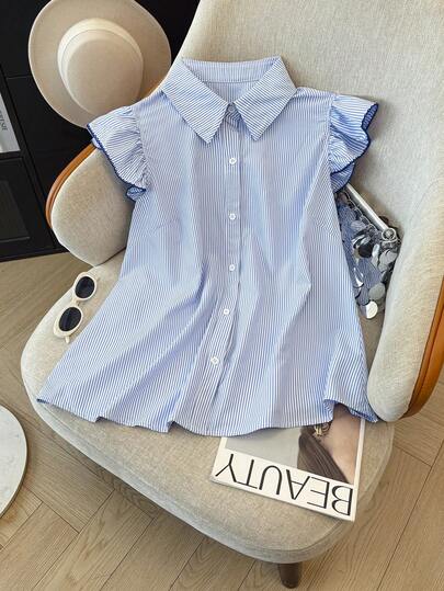 SHEIN LUNE Plus Size Women's Casual Chinese Style Loose Blouse, Suitable For Party, Gathering, Street, Holiday, St. Patrick's Day, Easter, Valentine's Day, Thanksgiving, Christmas. Soft, Comfortable, Versatile, Slimming, Spring/Summer Outfit