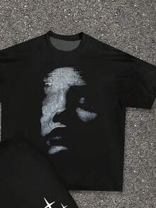 Bộ áo thun ngắn tay in họa tiết dành cho thiếu niên nam - màu đen - Xem 3