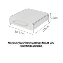Caja de almacenamiento de cápsulas de café de metal de moda con cajón, organizador de mostrador de cocina para cápsulas de café, bolsas de té y accesorios, decoración ideal para la cocina y el comedor, esencial para volver a la escuela (pequeño) - Multicolor - Ver 6