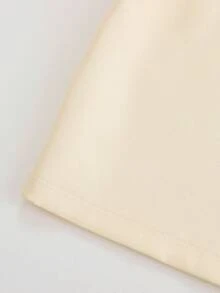 Franclia Chân váy nữ thanh lịch, chân váy công sở, chân váy có thắt lưng, chân váy ôm sát, chân váy đa năng mùa xuân/hè. - Màu be - Xem 3