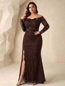 Đầm cocktail sang trọng đính hạt lấp lánh, thích hợp cho các buổi dạ hội cao cấp. - Cà phê nâu - Xem 8