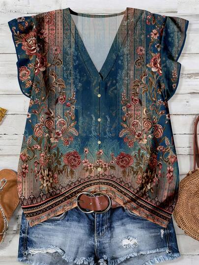 Rusticease Women's Casual Minimalist Shirt, Suitable For Summer,Summer Top