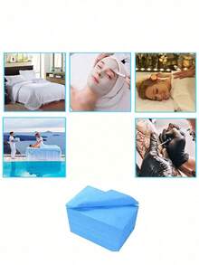 Ga trải giường dùng một lần - Gói 100 chiếc, chất liệu vải không dệt, thích hợp cho SPA, giường massage, du lịch, spa, xăm hình, khách sạn, thẩm mỹ viện. Kích thước 27,5x67 inch. Màu trắng/hồng/xanh dương. - Nhiều màu - Xem 9