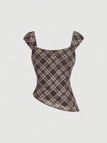 MOD 3 piezas Tops de tirantes y camisetas de mujer - Marrón - Ver 3
