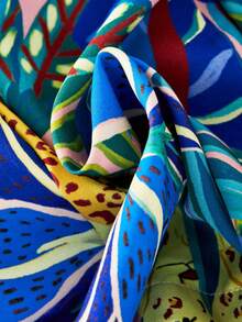 Tween Girls' Vacation Floral Print Jumpsuit - Multicolor - View 3