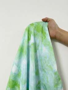 Powerista Áo khoác thể thao nữ dài tay có mũ kéo khóa, nhuộm tie-dye, kiểu dáng thể thao. - màu xanh lá - Xem 9