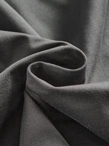 GENIUS ODE Men's Casual Card Print Short Sleeve T-Shirt, Summer - Dark Grey - View 5