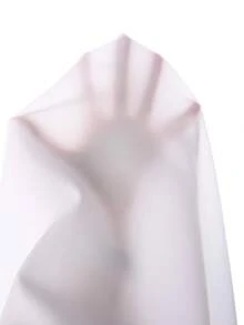 TOKVUE 男士宽松白色短袖衬衫 - 白色 - 查看 7