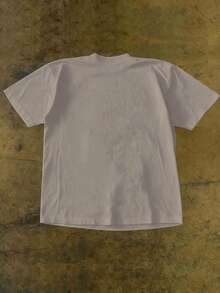 Glimmora Y2K复古日系花卉老虎印花T恤，男士宽松舒适休闲上衣，适合日常穿着 - 杏色 - 查看 2