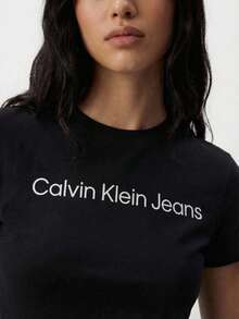 Calvin Klein Core Women's T-Shirts Black - Ck Black - View 1