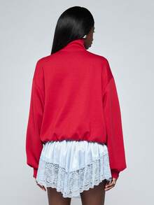 COUREZ Women Sweatshirts - Red - View 3