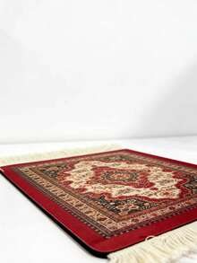 1/2 piezas Manteles individuales, Posavasos, Tapetes de café, Textiles de comedor con diseño de arte vintage con borlas francesas, Regalos de Navidad, Halloween, Vajilla para fiestas, Día de la Madre, Regalos de Eid Al-Adha - Multicolor - Ver 9