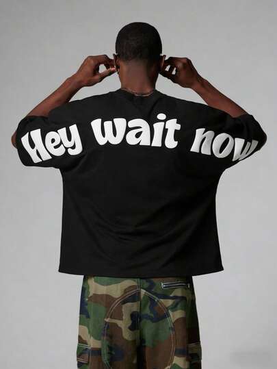 STYNVO 男士宽松印花短袖T恤，时尚百搭的夏季休闲装