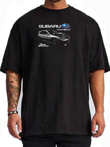 Playera Subaru Impreza Colección Soul Freak Corte Oversize - Negro - Ver 2