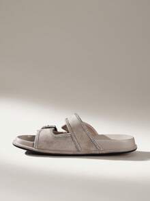 Ladies Commuter Fashion Versatile Daily Travel Casual Sandals - Grey - View 5