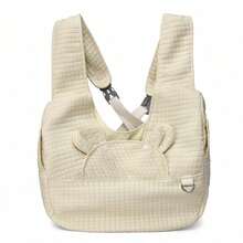 1 pieza Mochila transportadora ajustable para mascotas, adecuada para perros pequeños y medianos, mochila para perros/gatos de cara hacia adelante con correas de hombro acolchadas, ideal para senderismo, viajes, perros y gatos pequeños - Multicolor - Ver 7
