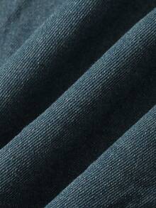 Dazy Kids Đầm denim không tay cổ tròn cho bé gái, mùa hè - Rửa tối - Xem 3