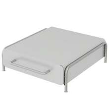 Caja de almacenamiento de cápsulas de café de metal de moda con cajón, organizador de mostrador de cocina para cápsulas de café, bolsas de té y accesorios, decoración ideal para la cocina y el comedor, esencial para volver a la escuela (pequeño) - Multicolor - Ver 2