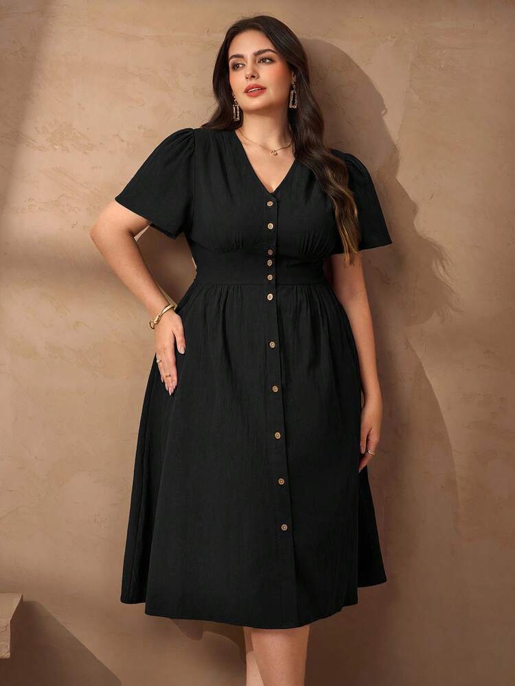 ladies black dress size 20 Size 20 Black Dresses