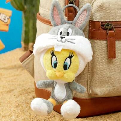 LOONEY TUNES X Joivida 崔弟联名3D毛绒钥匙扣，可爱站立造型，经典设计，可挂在包包、钥匙链、书包等处，适合包括青少年和成人在内的所有年龄段人群。